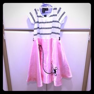 Authentic Kids Girls 1950’s Poodle dress Size M